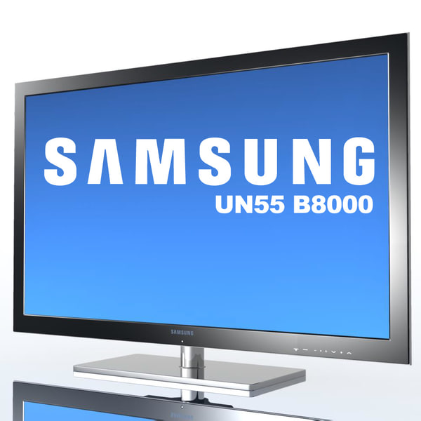 TV SAMSUNG UN55 B8000 MF 3D Models